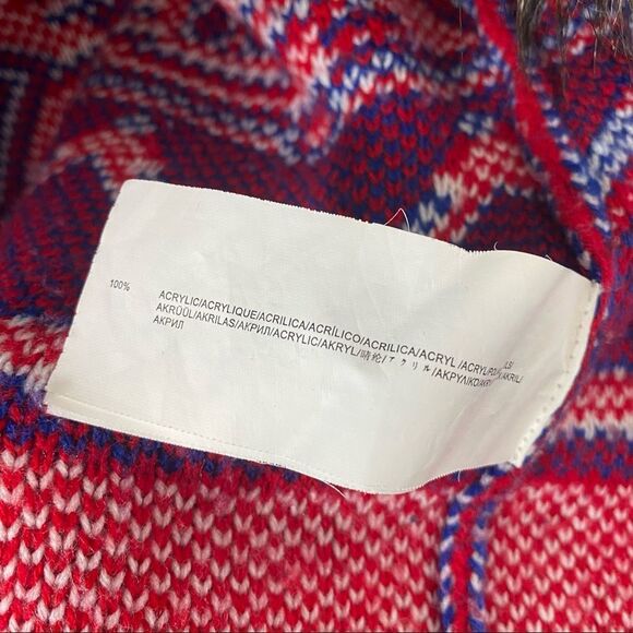 MinkPink Faux Fur Open Sweater Cardigan Sz S - Picture 9 of 9